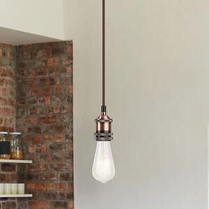 Rabalux Fixy závěsné svítidlo 1x60 W hnědá 1417