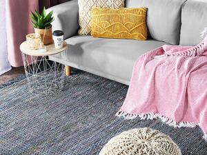 Šedý bavlněný koberec 140x200 cm BESNI