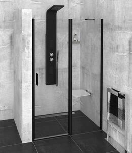 Polysan ZOOM LINE BLACK sprchové dveře 1100mm, čiré sklo
