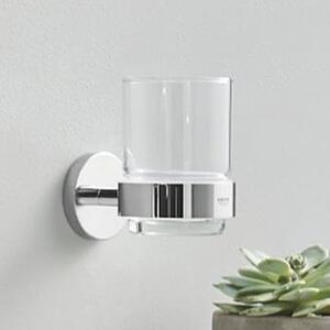 Grohe Essentials kelímek na čištění zubů průhledná-chrom 40447001