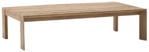 Dřevěný zahradní konferenční stolek Kave Home Ambra 140 x 82,5 cm