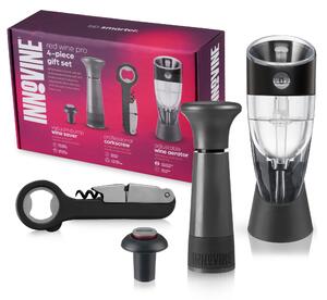Innovine Sada na víno Innovine, 4 ks (vakuová pumpa, otvírák, areátor)