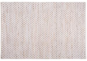 Béžový geometrický koberec 140x200 cm TUNCELI