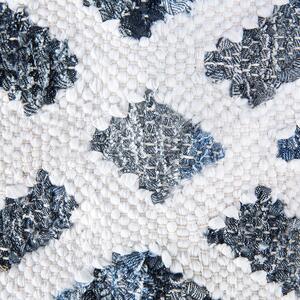 Modrý bavlněný koberec 140x200 cm ADIYAMAN