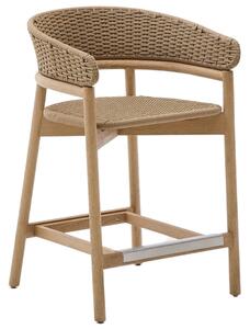 Béžová zahradní barová židle Kave Home Arinella 65 cm