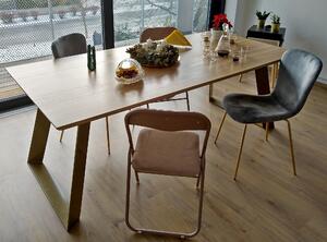 Majstrštych Jídelní stůl Sokol - designový industriální stůl velikost stolu (D x Š): 160 x 80 (cm)