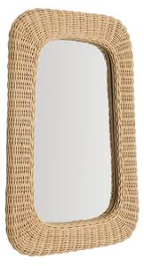 Ratanové zrcadlo Kave Home Zilna 59 x 38 cm