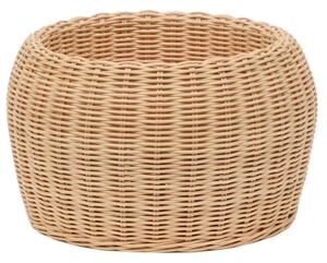 Ratanový dekorativní koš Kave Home Zilna ⌀ 31 cm
