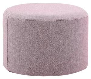 Fialový čalouněný taburet Kave Home Kaeli 60 cm