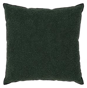 Polštář Lismore, bouclé, tmavě zelená, 45×45 cm – House Nordic
