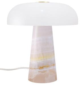 Nordlux Růžová mramorová stolní lampa Glossy Mini