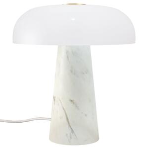Nordlux Bílá mramorová stolní lampa Glossy Mini