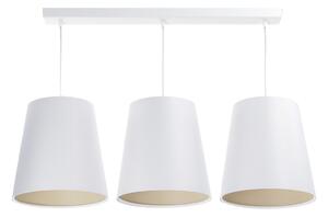 BPS koncept Závěsné lineární svítidlo BOHO, 3xE27, d. 85 cm Barva: Bílá
