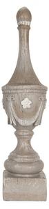 Béžová dekorace v antickém stylu Horcus – 11x43 cm