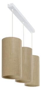 BPS koncept Závěsné svítidlo BOHO elegant slim, 3xE27, d. 88 cm Barva: Tmavá juta