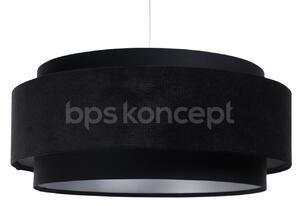 BPS koncept Závěsné svítidlo DOBLO, 1xE27, ø 60 cm Barva: Černá