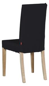 Potah na židli IKEA Harry, krátký barva černá látka pletený vzor
