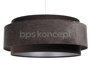 BPS koncept Závěsné svítidlo DOBLO, 1xE27, ø 60 cm Barva: Hnědá