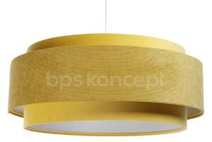 BPS koncept Závěsné svítidlo DOBLO, 1xE27, ø 60 cm Barva: Žlutá