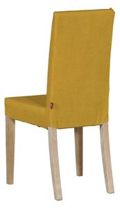 Potah na židli IKEA Harry, krátký barva žlutá látka pletený vzor