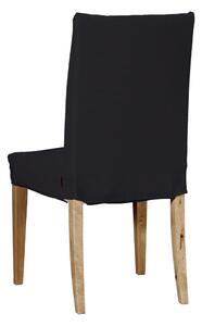 Potah na židli IKEA Henriksdal, krátký barva černá látka pletený vzor