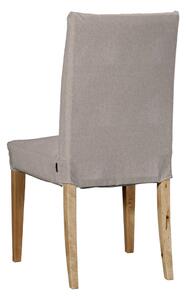 Potah na židli IKEA Henriksdal, krátký barva béžová látka pletený vzor