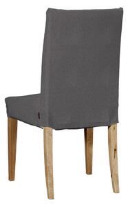 Potah na židli IKEA Henriksdal, krátký barva šedá látka pletený vzor