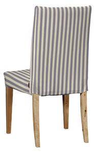 Potah na židli IKEA Henriksdal, krátký barva tmavě modrá látka vzorované