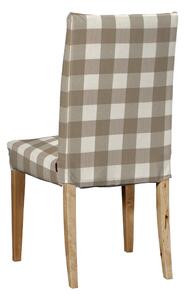 Potah na židli IKEA Henriksdal, krátký barva béžová látka vzorované