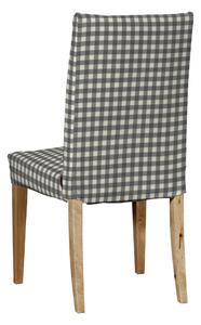 Potah na židli IKEA Henriksdal, krátký barva šedá látka vzorované