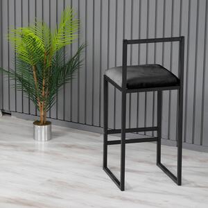 Hanah Home Barová židle Nordic - Black, Černá