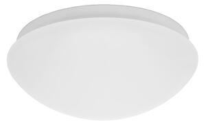 KANLUX Venkovní stropní osvětlení s čidlem RIDES, 1xE27, 25W, 28cm, kulaté, bílé, IP44 19000