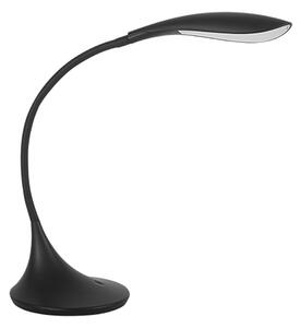KANLUX Kancelářská stolní LED lampa se senzorem DENOM, 6,5, teplá bílá, černá 22341