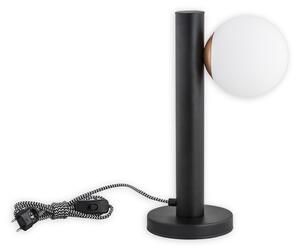 Lemir Stolní lampa O2818 L1 CZA Ente lampička, černá matná + měď