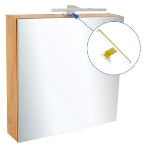 Comodo Zrcadlová skříňka Ideal OW 60 ZS LED-G s osvětlením Any LED 30 G, zlatá