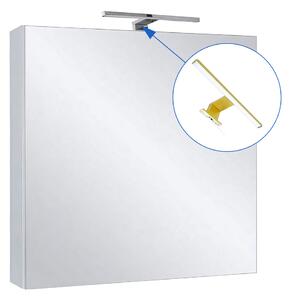 Comodo Zrcadlová skříňka Ticino 60 ZS LED-G s osvětlením Any LED 30 G, zlatá
