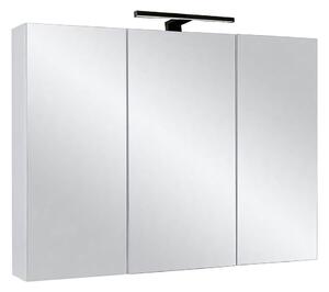 Comodo Zrcadlová skříňka Ticino 80 ZS LED-B s osvětlením Any LED 30 B, černá