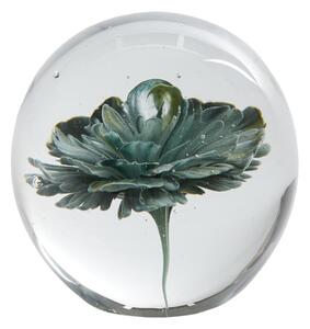 Skleněné těžítko (výška 8 cm) Flower – Light & Living