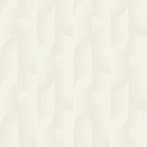 Vliesová tapeta na zeď, krémová, geometrická, PW3101, Precious Weaves, Grandeco