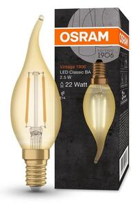 Atypická LED žárovka E14 2,5 W VINTAGE CLASSIC BA, teplá bílá