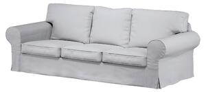 Potah na pohovku IKEA Ektorp 3-místná, nerozkládací barva bílá látka pletený vzor