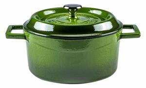 LAVA Metal Litinový hrnec pr. 20 cm, zelená, 2,6 l