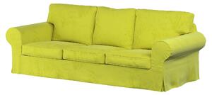 Potah na pohovku IKEA Ektorp 3-místná, nerozkládací barva zelená látka lesklé, sametová