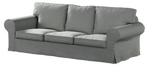 Potah na pohovku IKEA Ektorp 3-místná, nerozkládací barva modrá látka pletený vzor