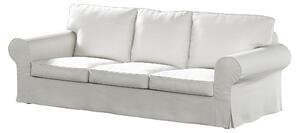 Potah na pohovku IKEA Ektorp 3-místná, nerozkládací barva krémová látka pletený vzor