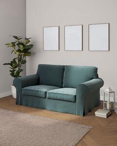 Potah na pohovku IKEA Ektorp 2-místná, nerozkládací barva zelená látka sametová