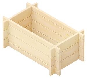 Vysoký záhon Multibox, dřevo, 59 × 29,5, 29,5 cm, přírodní