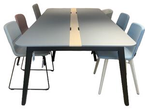 NARBUTAS - Jednací stůl NOVA WOOD 240x120 cm šedé HPL - VÝPRODEJ