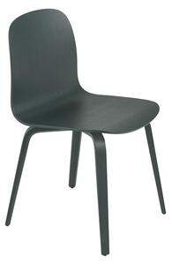 Muuto Židle Visu, wood base, dark green