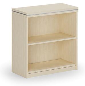 Kancelářský regál ARRISTO LUX, 800 x 400 x 836 mm, bříza